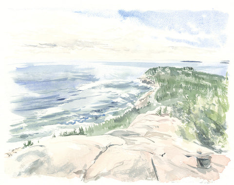Otter Cliffs from Dorr Mountain